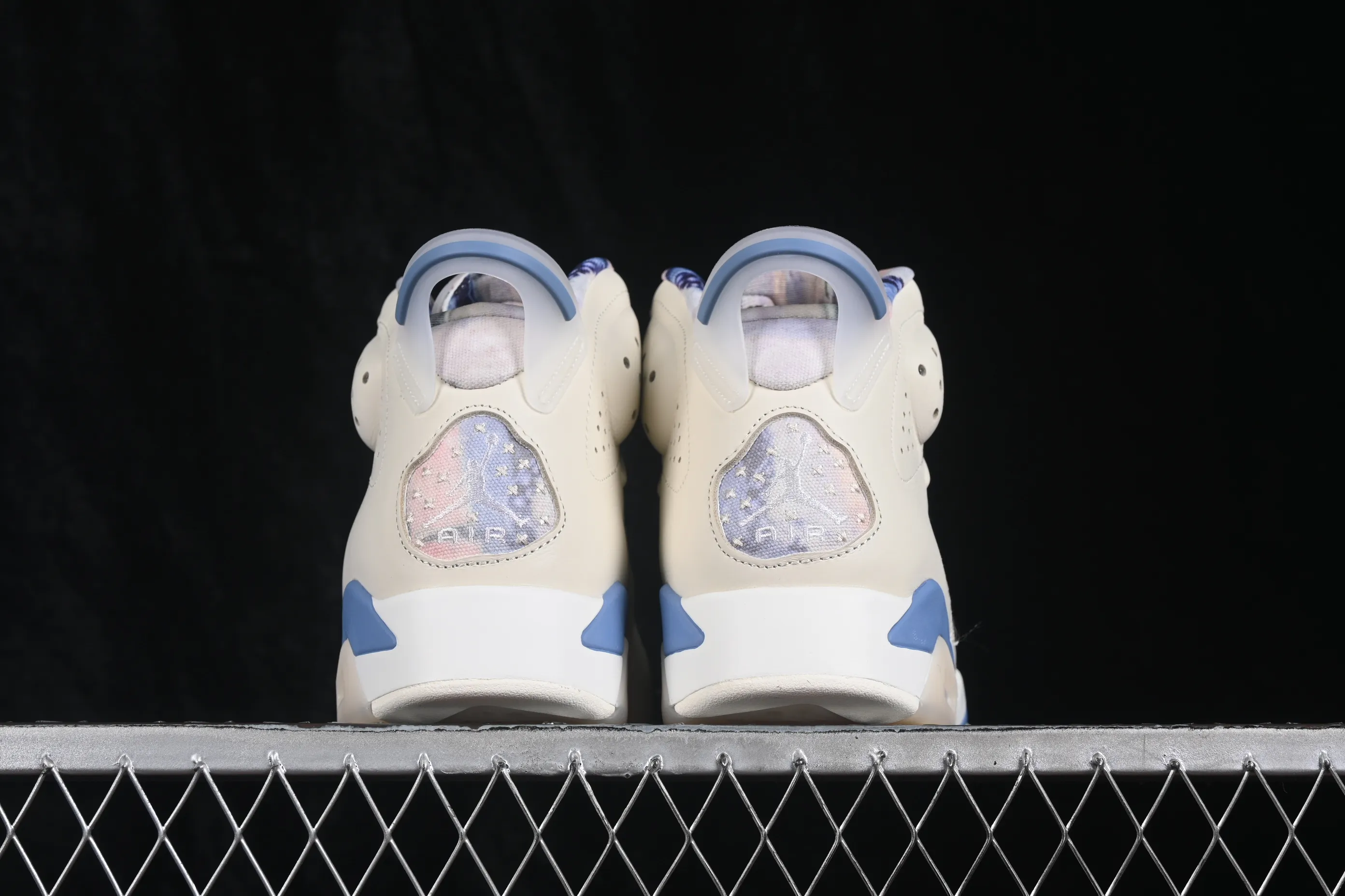 All categories Air Jordan Jordan series basketball shoes Air Jordan 6 Atmos x Air Jordan 6 Retro "Sashiko" AJ6 Joe 6 milk white blue Sashiko embroidery IR7255-110